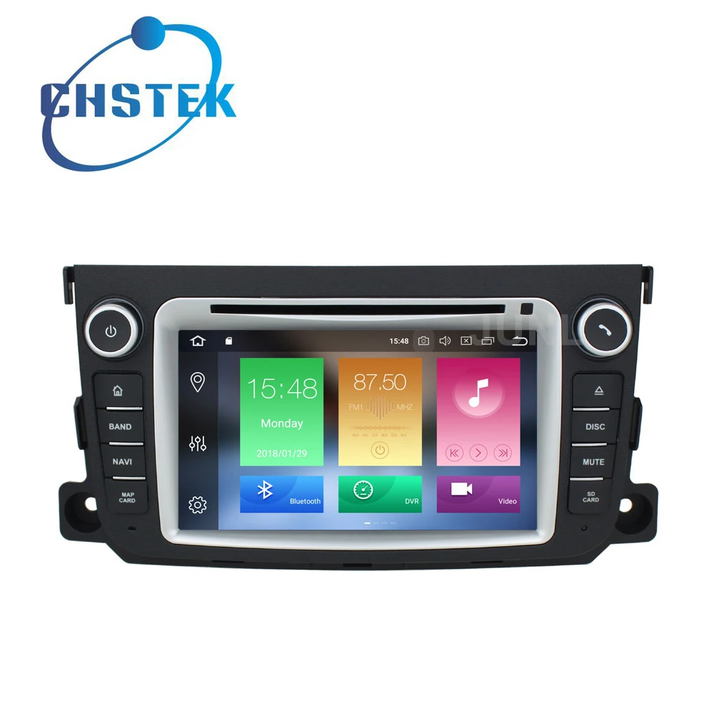 

Octa core Android 8.0 Car DVD Player Radio for Mercedes/Benz Smart Fortwo 2011 - 2014 with WiFi BT GPS 4 GB RAM