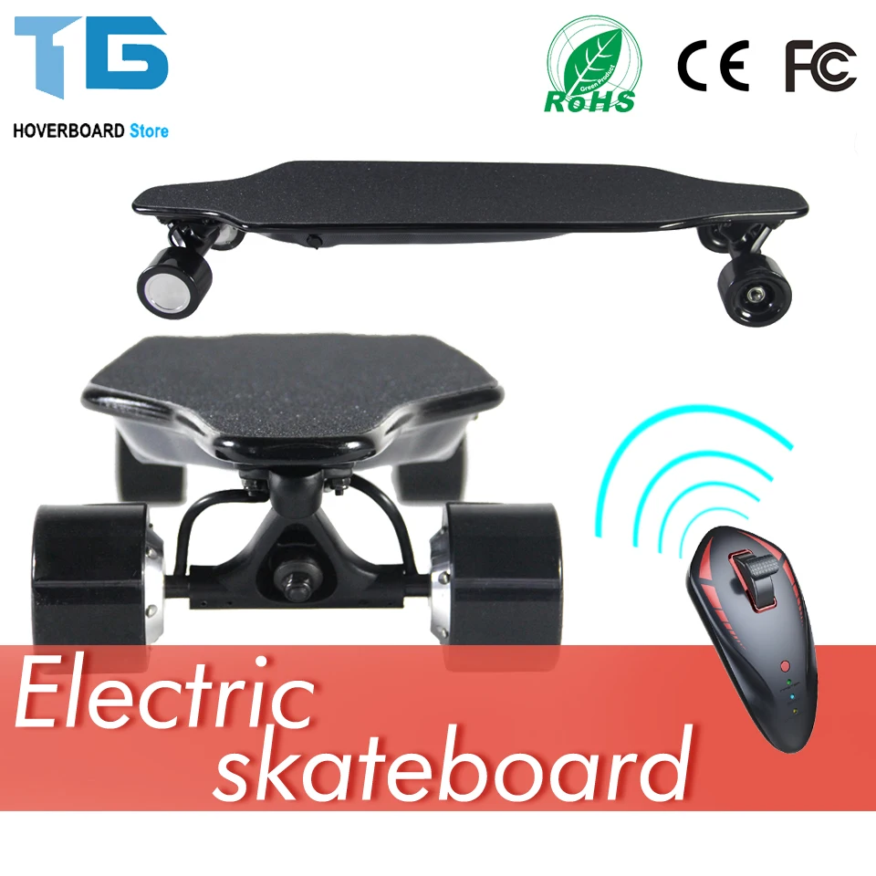

No Tax Dual Motor 4 Wheel Electric Skateboard Double Motor Remote Bluetooth Controller Scooter Hover Board Longboard Overboard