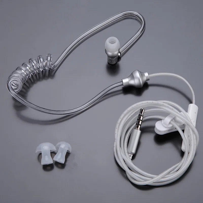 

Top Quality 3.5mm Anti-radiation In-Earphone Air Tube Stereo Headset Monaural