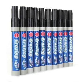 

5PACK 10 Marker felt marker pen black erasable Whiteboard for Office