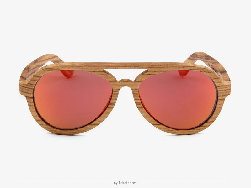 Toketorism деревянные солнцезащитные очки мужские поляризованные uv400 высококачественные деревянные очки 8303