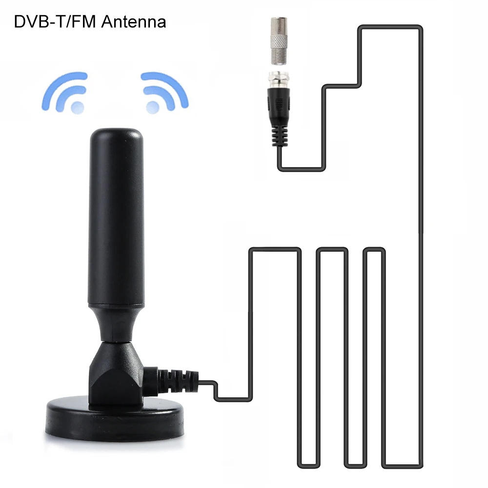 1 шт. цифровой Крытый ТВ антенны УКВ 30dBi DVB-T/FM антенна DTMB HD ТВ Freeview спутниковый ТВ приемник сигнала усилитель