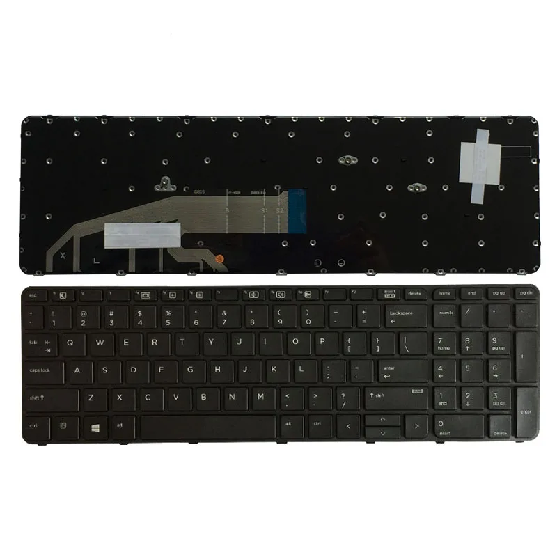 

NEW US Laptop keyboard for HP PROBOOK 450 G3 455 G3 470 G3 no backlit with Frame No Pointer