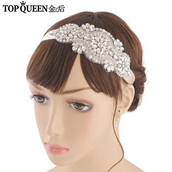 

TOPQUEEN Free Shipping Bridal Headbands Wedding Hair Accessories with Pearl and Crystal Bridal Headpieces Fast Shipping H05