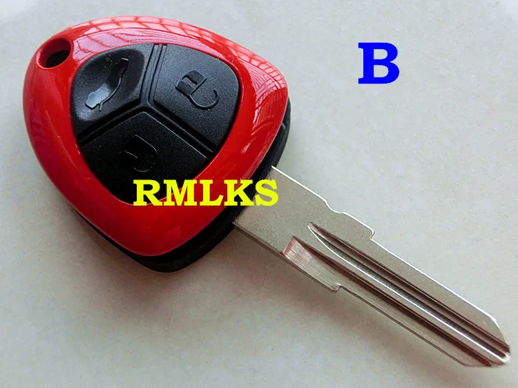RMLKS замена 3 кнопки дистанционного ключа оболочки подходит для 458 автомобиля чистое лезвие ключа автомобиля брелок - Количество кнопок: B