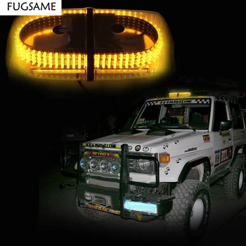 

Free Shipping 240 LED Car High Power Magnetic Roof Flashing Strobe Emergency Light Police Warning light white/amber/red/bule
