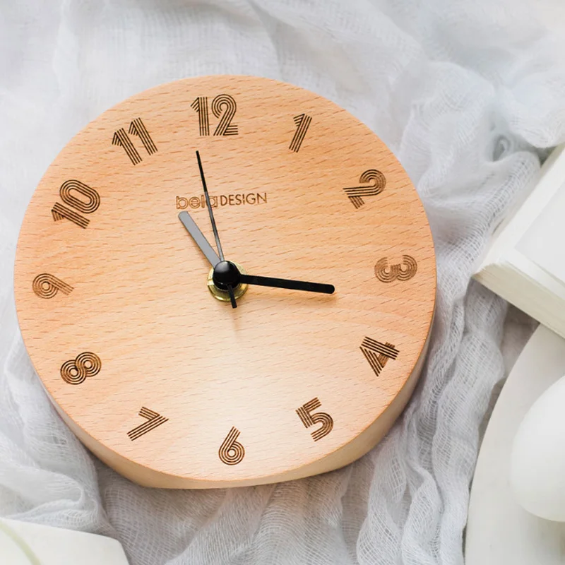 Xiaomi Mijia Beladesign будильник из бука деревянные бесшумные настольные часы для Xiaomi умный дом