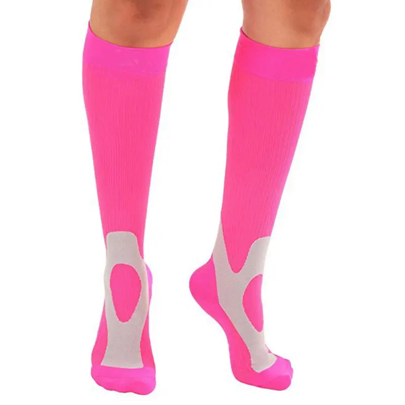 30-40 мм рт. ст. носки для ног облегчающие боль носки для фитнеса компрессионные Компрессионные носки гольфы - Цвет: rose