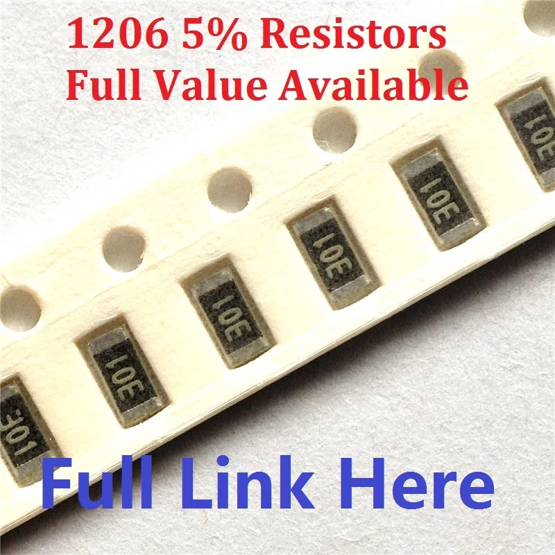Resistencia de Chip SMD 300, 10K ohm 1206, resistencias de chip de 0