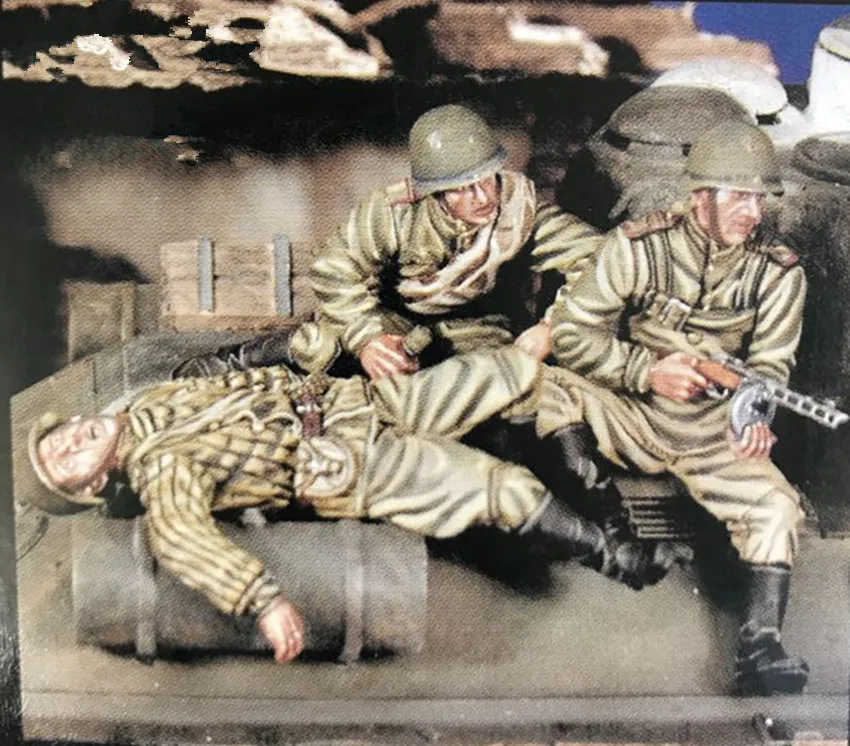 1/35 модельная фигурка из смолы разобранный Неокрашенный набор 476 | Игрушки и хобби