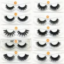 3 пары 3D норки накладные ресницы ручной работы Поддельные ресницы расширение натуральный легко носить толстые мягкие волосы шелковые ресницы