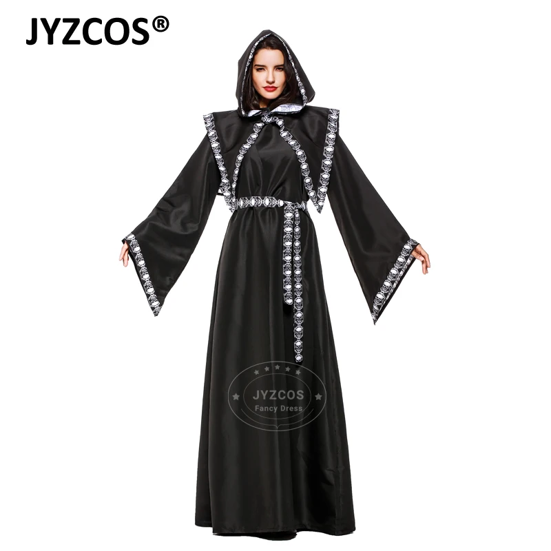 JYZCOS Adult Death Scythe Cosplay Costume Wizard Costumes (4)