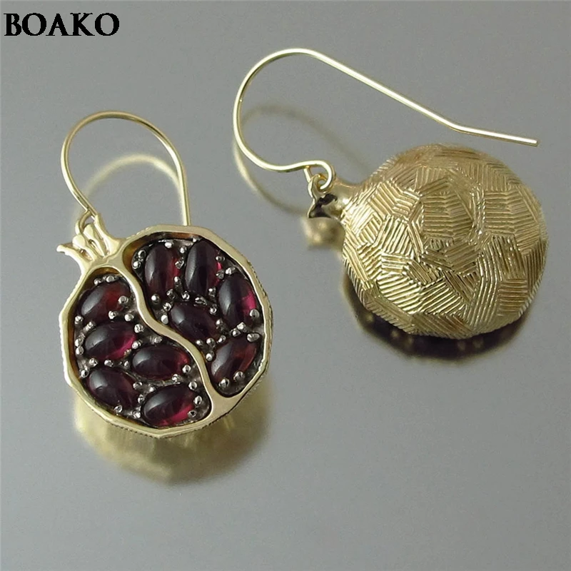 

Necklace Alloy Oriental Charm Of Pomegranate Stone Pendant Necklace Women Black Ethnic Pendant Necklace Fashion Jewelry A40