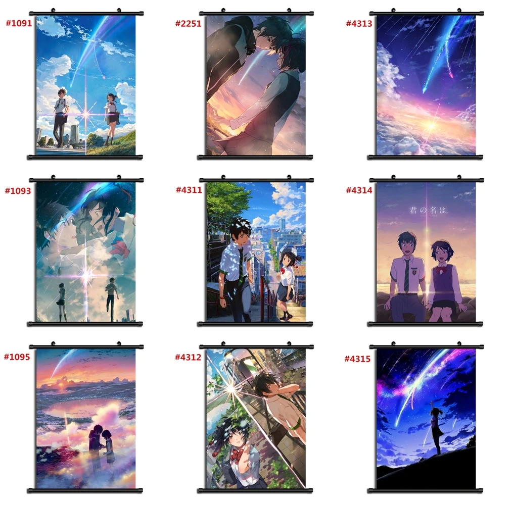 

kimi no na wa Your Name Anime manga wall Poster Scroll A