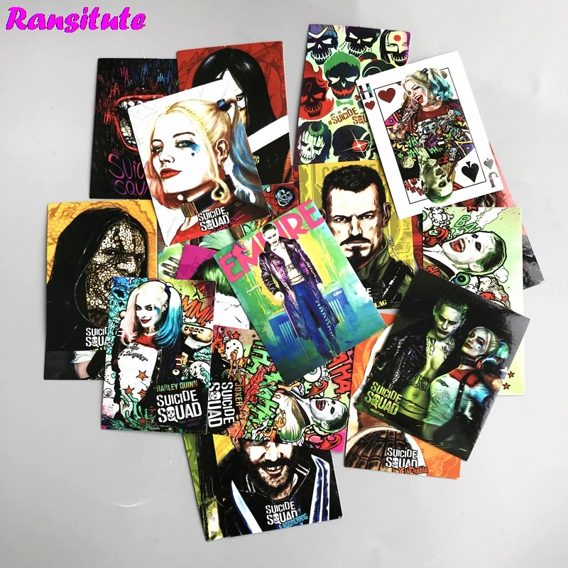 R150 20 шт./компл. Suicide SquadPVC Водонепроницаемая забавная наклейка игрушка багажная Наклейка мотоцикл и багажная наклейка для ноутбука