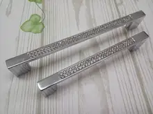 3.75 ”5” Estilo Moderno Gabinete Alças de Cristal de Vidro Puxadores De Gaveta Puxa Puxadores Cozinha Puxa Dresser Hanldes Cromo Prata