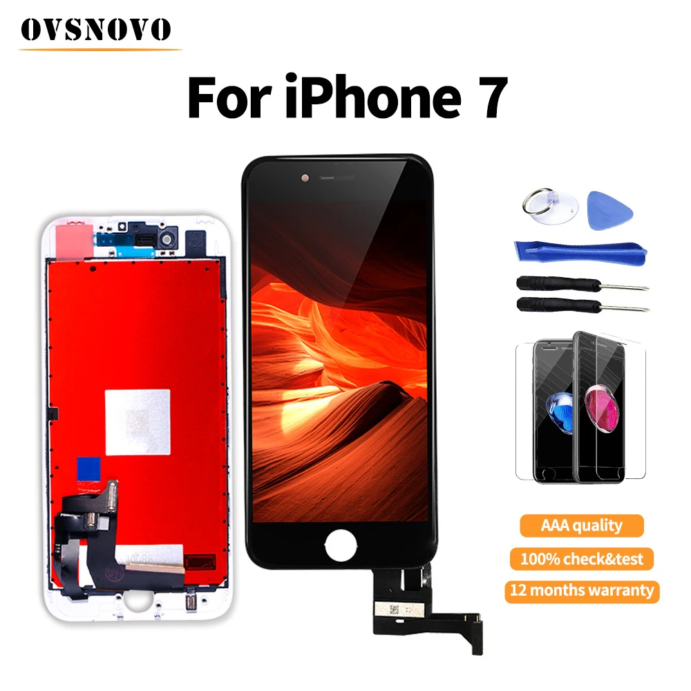 100% протестированный ЖК дисплей Pantalla для iPhone 7 экран дигитайзер в сборе сменный 6s +