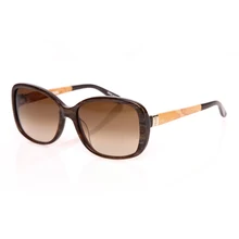 Oculos 2016 Sunglasses Women Brand Designer Sun Glasses Genuine Leather Unique Style Goggles Ladies Oversize Eyeglasses MK0236