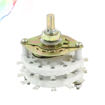 

Band Channael Rotary Switch 2P6T 2 Pole 6 Position Dual Decks