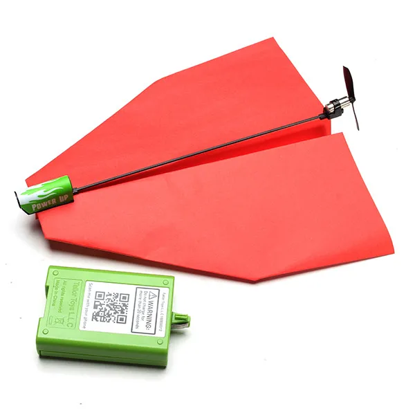 

DIY Paper Airplane PowerUp 1.0 Smartphone-Controlled Paper Airplane Remote Control Freeshiping