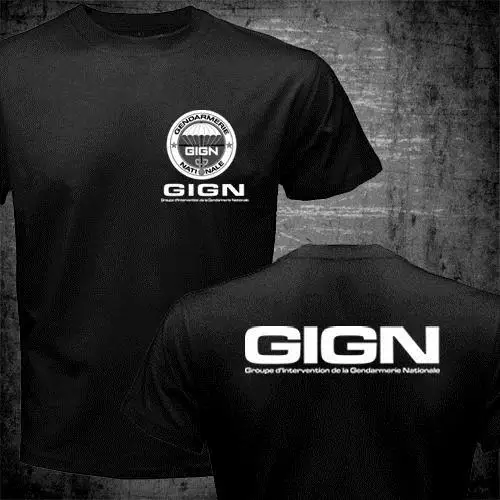 BRI полицейские футболки французская команда спецопераций спецназ GIGN размер США|police t shirt|t shirtt shirt police |