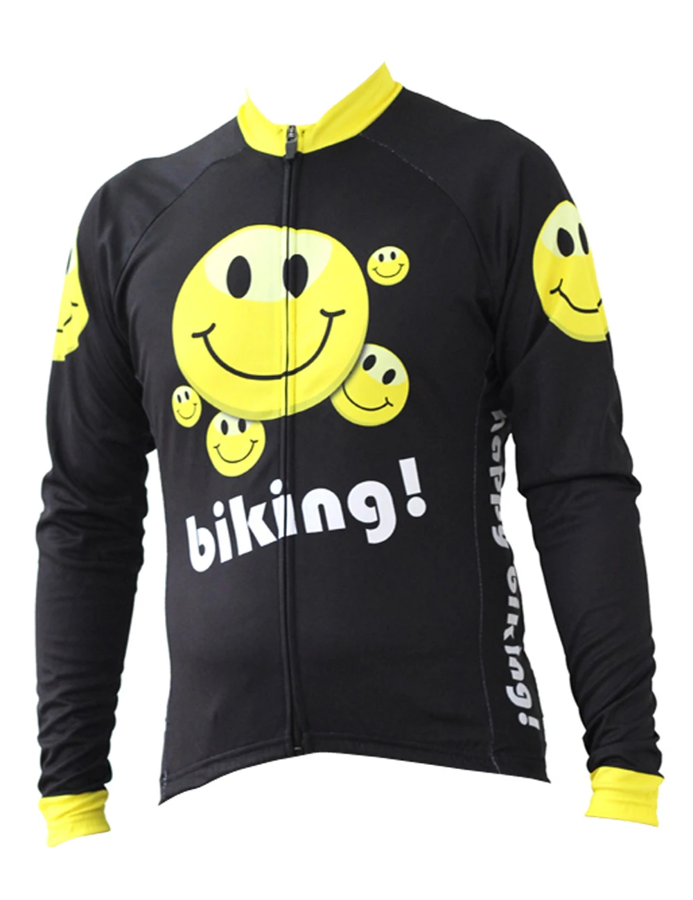 2017 Sale Maillot Ciclismo Ropa 17 Biking Smile Pattern Mens Bike Jerseys Autumn Polyester Long Sleeve New Size 2xs To | Спорт и