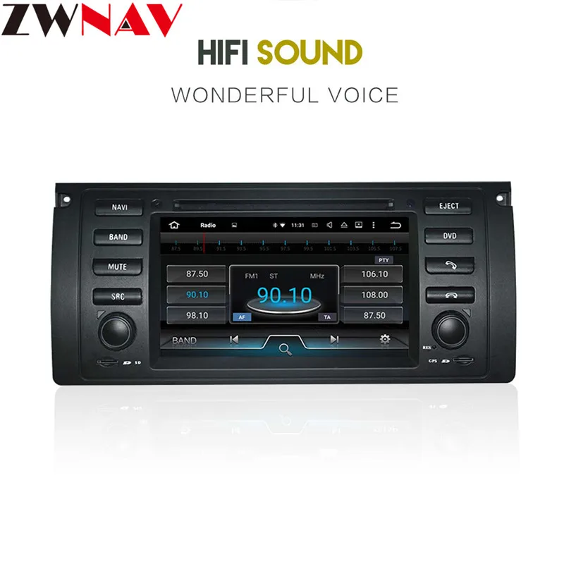 Perfect 4GB RAM Android 8.0 Car multimedia player GPS Navigation Headunit For For BMW X5/M5 1995 -2003 8 core car dvd radio Autostereo 12