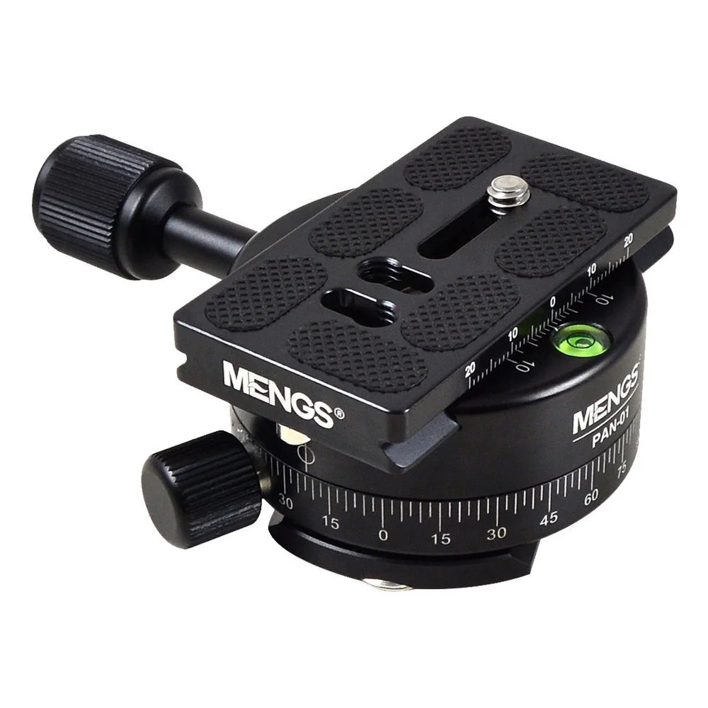 MENGS PAN 01 360 Degree Aluminum Panoramic Panning Base Tripod Head