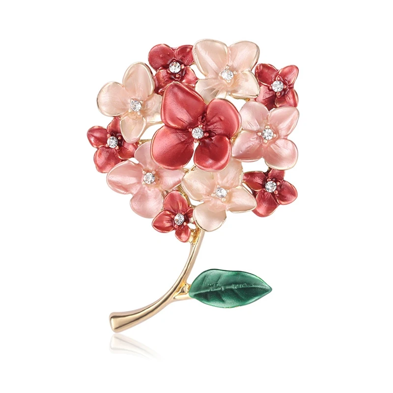 

Pink Daisy Bouquet Enamel Brooches For Women Men Metal Flowers Imitation Pearls Flora Pin Weddings Banquet Brooch Pins