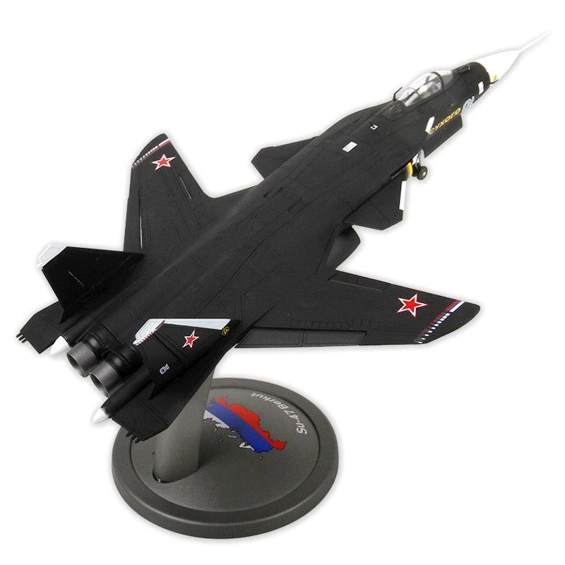 

kids toys 1/72 Sukhoi Su-47 Type Firkin Supersonic Aircraft Fighter 1945 Diecast Alloy Toy Air Force Aircraft Model Collection