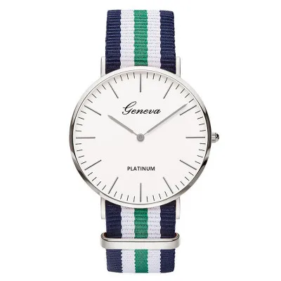 

Fashion Geneva Casual Quartz Watch Men Women Nylon Strap Dress Watches Relojes Hombre Women Watch Hot Gift relogio feminino