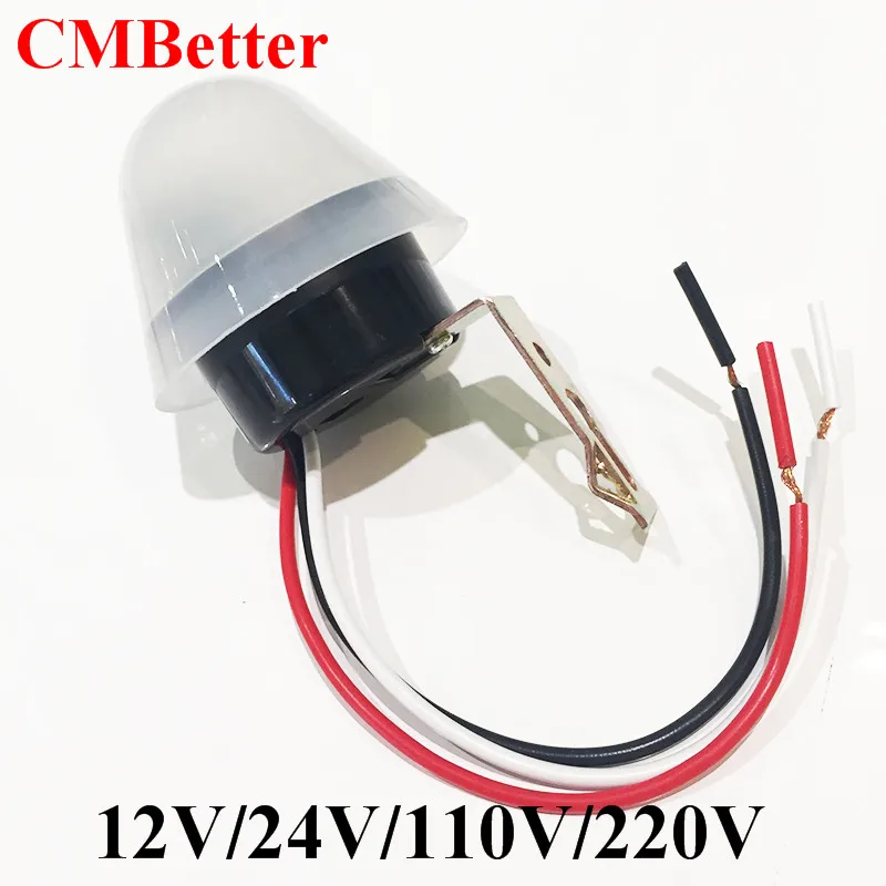 CMBetter Switch Automatic Auto On Off Photocell street Light Switch DC AC 50-60Hz 10A Photo Control Photoswitch Sensor Switch (2)