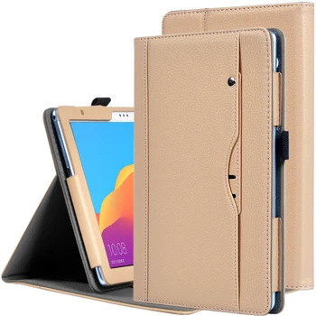 

Flip Coque Stand PU Leather Funda Magnet Smart Cover Capa Shell Case For Huawei MediaPad T5 10 AGS2-W09/L09/L03/W19 + Film + Pen