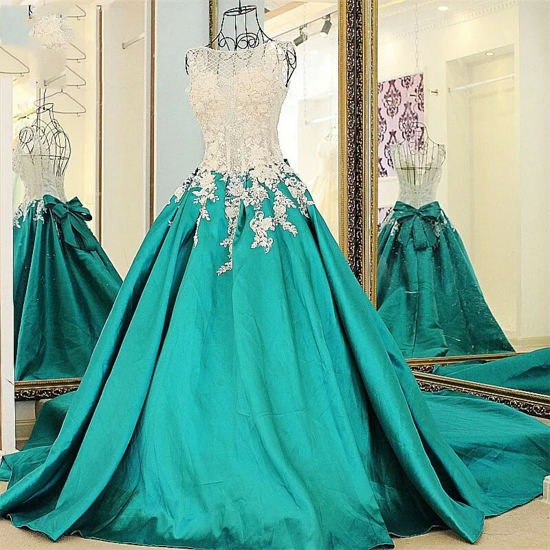 Sea Green Pageant Dresses