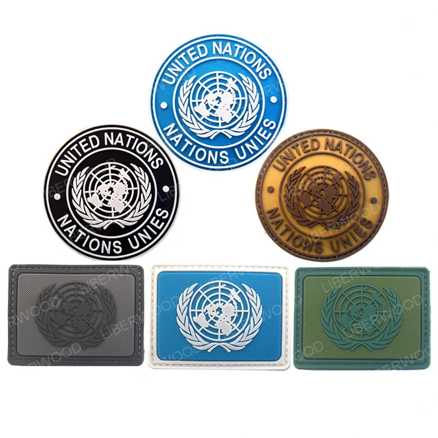 Aliexpress.com : Buy Un United Nations U.N. Badge Pvc Tactical Army