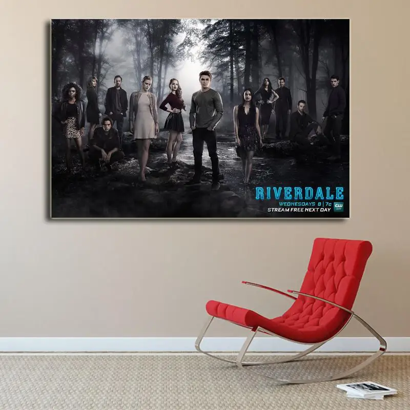 

New Riverdale Season 2 Group Promotional Poster Art Canvas Poster Painting Wall Picture Print Home Bedroom Decoration No Frame