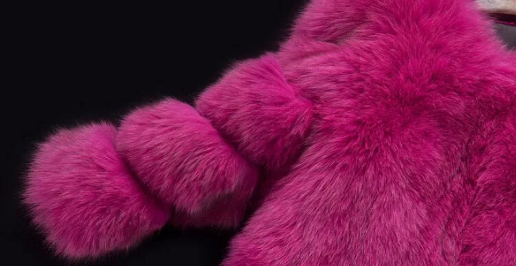 LET-SETTING hot sale winter coat fur imitation fox fur short section of loose long-sleeved jacket Large size women womens parka coat