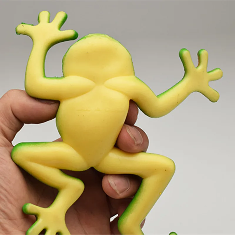 15*15 см лягушка модель пластиковые фигурки Детские игрушки наборы подарок на Хэллоуин эмуляция образование тропический лес зеленый золотой лягушка пейзаж Декор