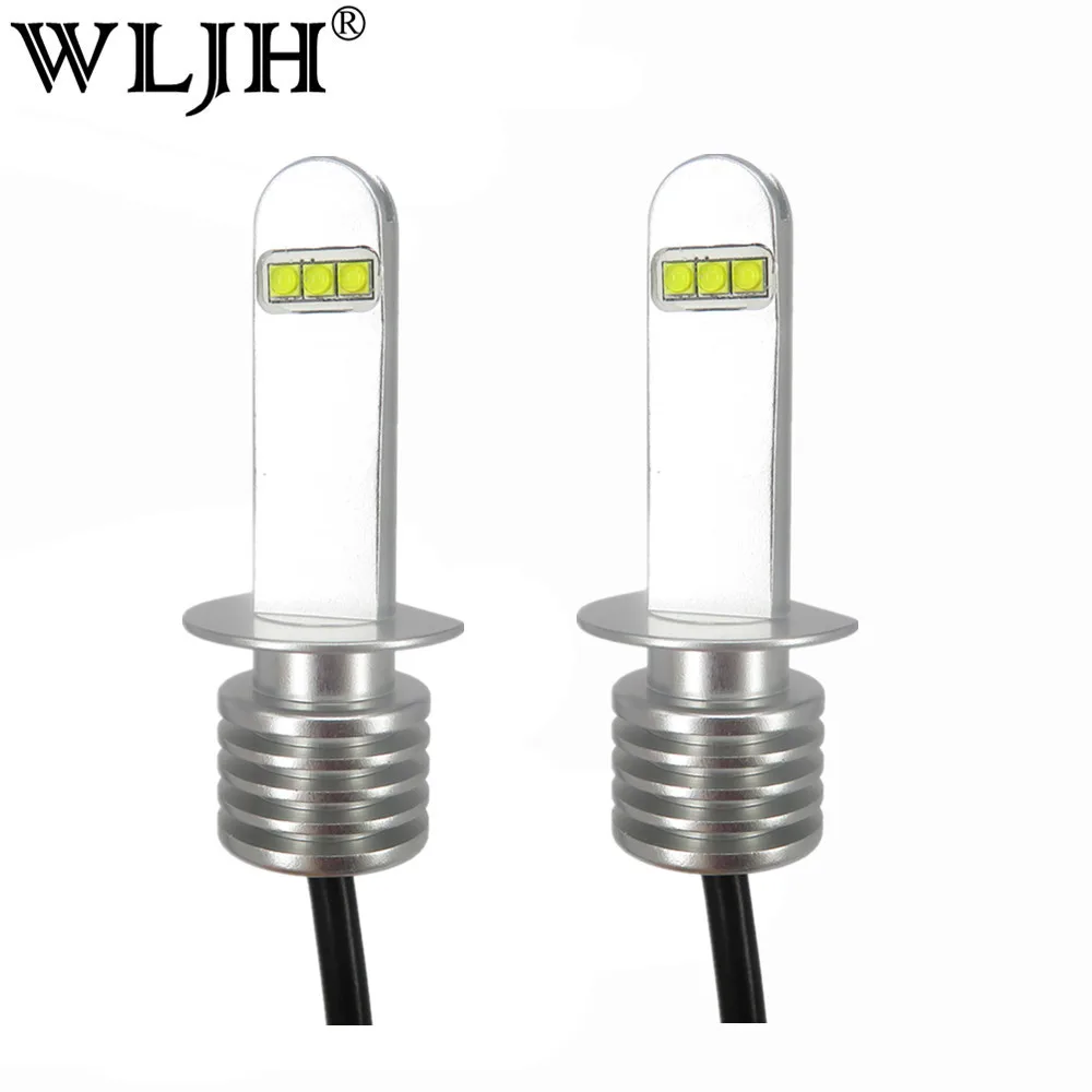 WLJH 2x White H1 30W Auto Car Led Light Lamp Bulbs Fog Lamp Low Beam