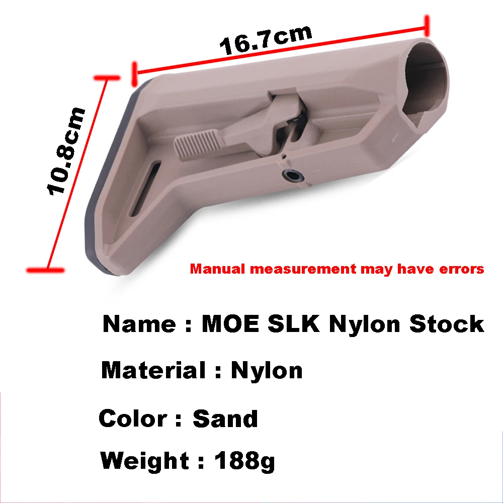 MOE SL-K нейлон Пейнтбол Кемпинг компонент Регулируемый запас для страйкбола AEG Jinming8 Gen9 AR15/M4 мини аксессуары