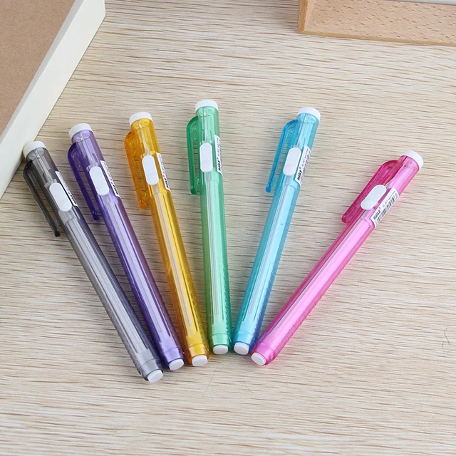 free shipping 12pcs pencil eraser high quality auto pencil eraser