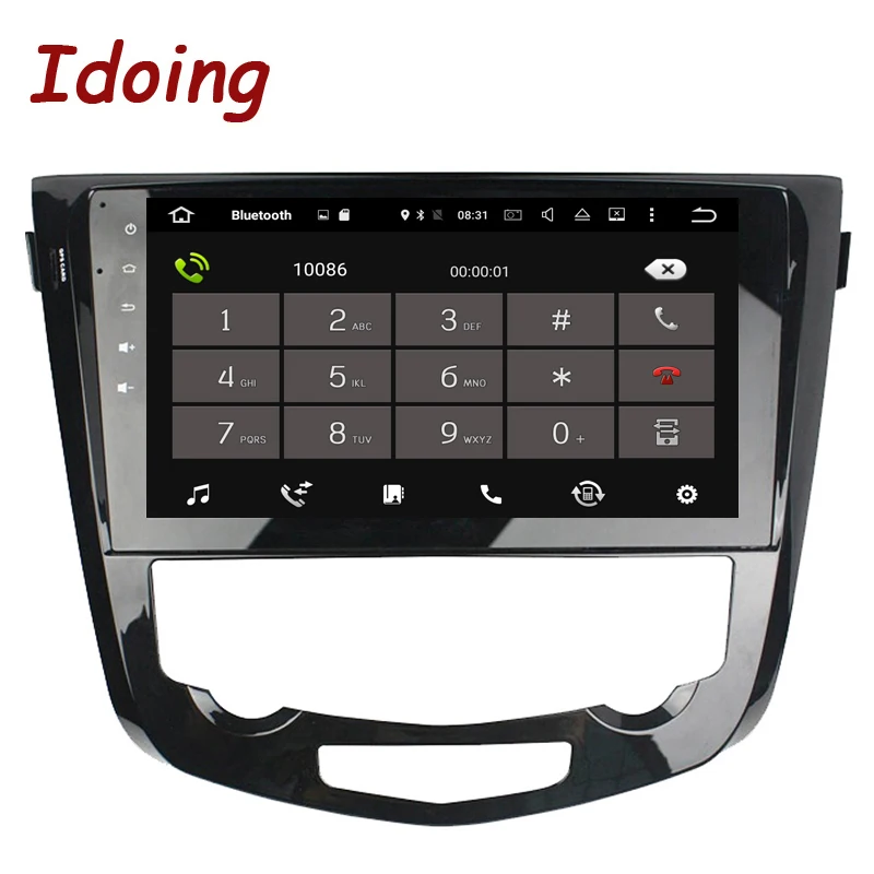 

Idoing 10.1"Steering-Wheel 8Core 4G+32G 2Din For Nissan Qashqai 2015 Android8.0/7.1 Car Radio Multimedia GPS Audio TV Fast Boot