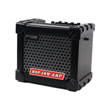 

Aroma TM-05 10W Electric Guitar Amp Amplifier Speaker Built-in Tuner Tap Function Effect Volume Tone Control with Power Adapter