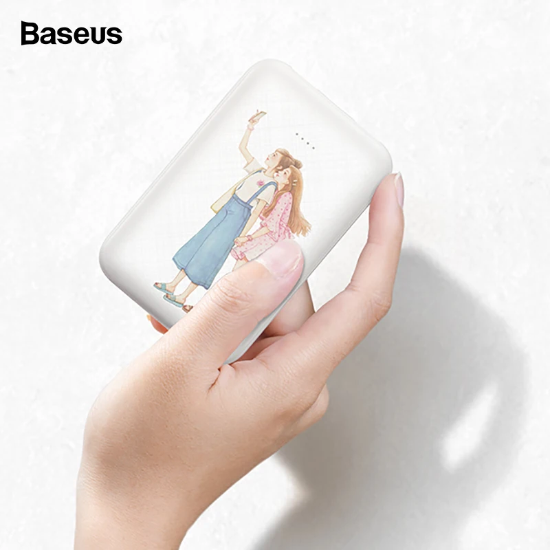 

Baseus Mini 10000mAh Power Bank Portable Type C PD Charger 10000 mAh Powerbank For iPhone Xiaomi Mi 9 External Battery Poverbank