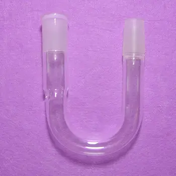 

24/40,U Shape Glass Connecting Adapter,Distilliing Tube,one Female Joint,another Is Male