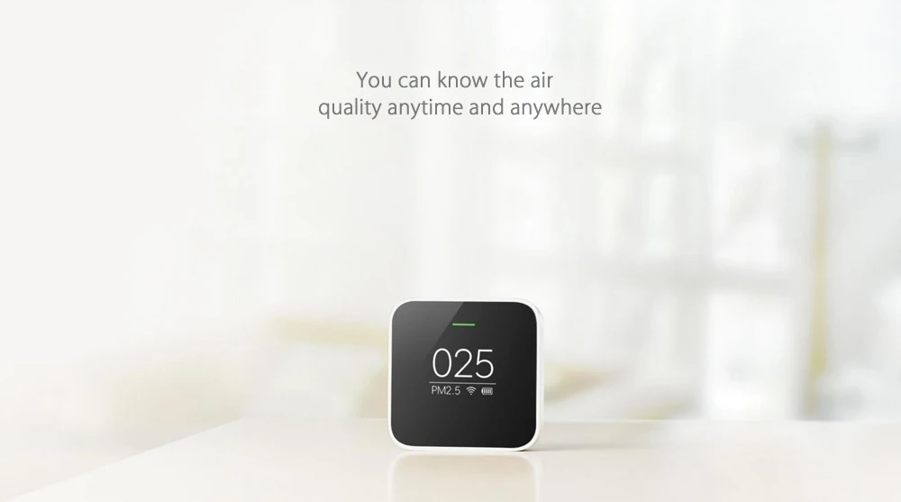 Xiaomi умный монитор качества воздуха PM2.5 детектор для дома oled-дисплей для Xiaomi очиститель воздуха для здоровья приложение управления