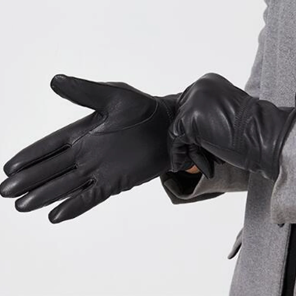 

2019 New Arrivals Flexibility Full Leather Cutting Natural Genuine Leather Gloves for Men Winter Autumn Factory Price wsr304