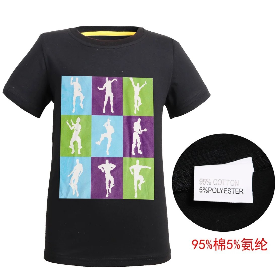 

Cotton Boys Summer Tops Tee Funny fortnight printed Children T shirt Gaming Dance Dab T-shirt For Kids Girls Celebrations Tshirt