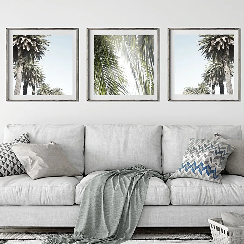 Nordic Palm Tree Posters and Prints Tropical Plant Wall ...