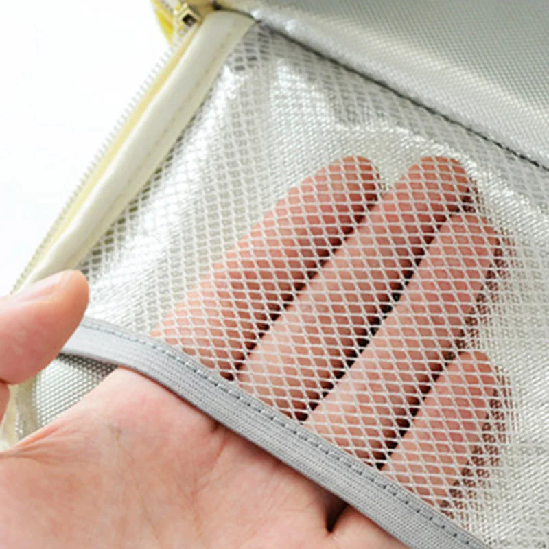 Baby Insulation Breast Milk Bags Fox Double Layer Waterproof Mummy Feeding Milk Food Fruit Storage Shoulder Bag Warm Tote BB5108 (1)